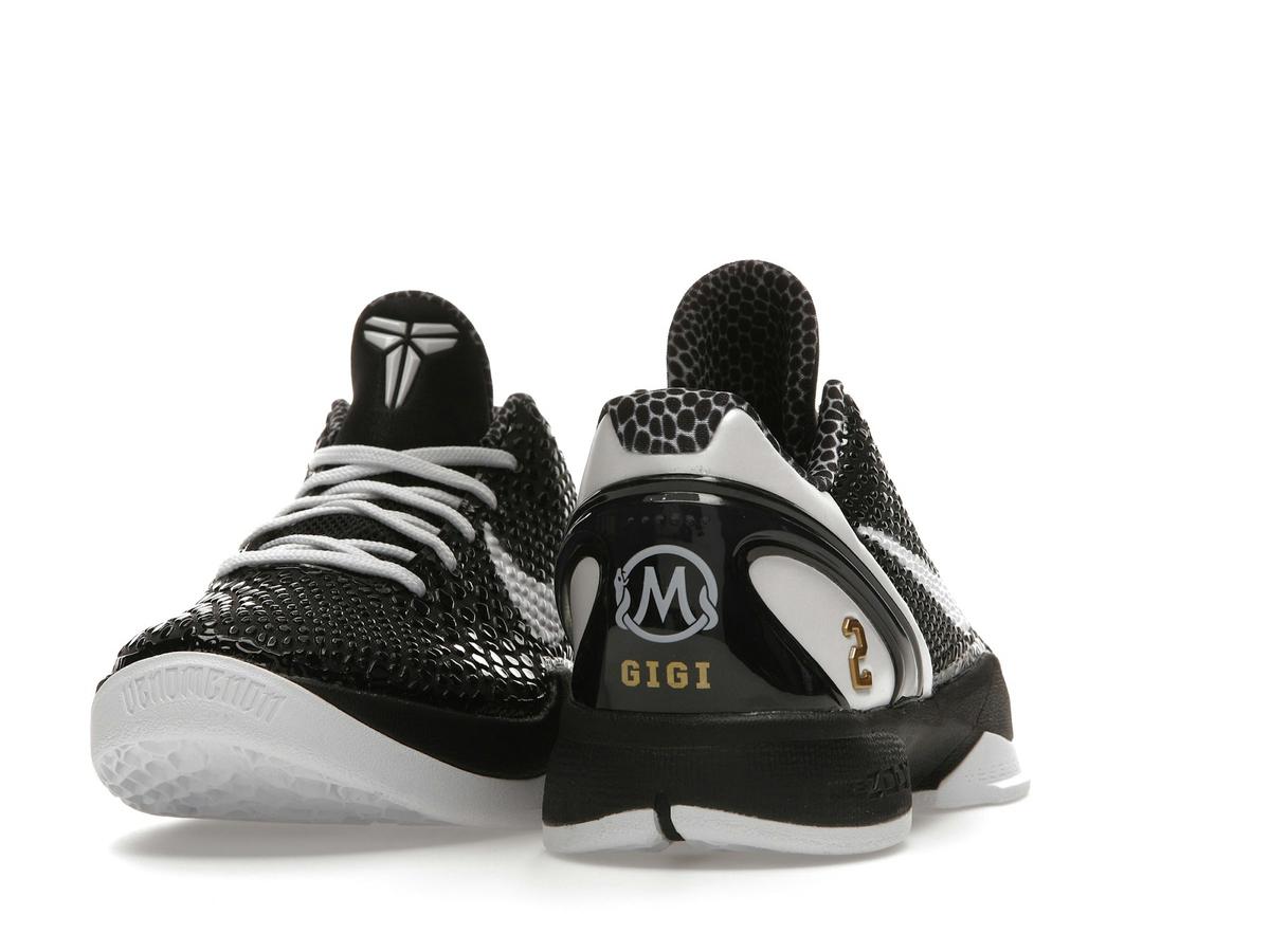 Nike Kobe 6 Protro Mambacita Sweet 16 Black White Metallic Gold CW2190-002 - savito