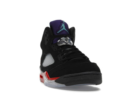 Jordan 5 Retro Top 3 Black Fire Red Grape Ice CZ1786-001 Sneakers - savito