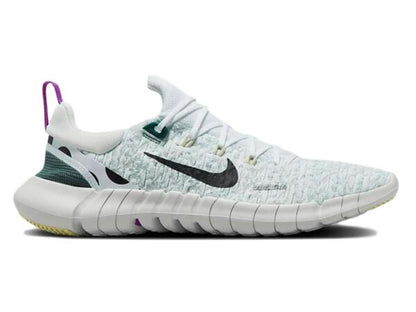 Nike Free Run 5 Running Shoes White Light Silver CZ1884-102 - savito
