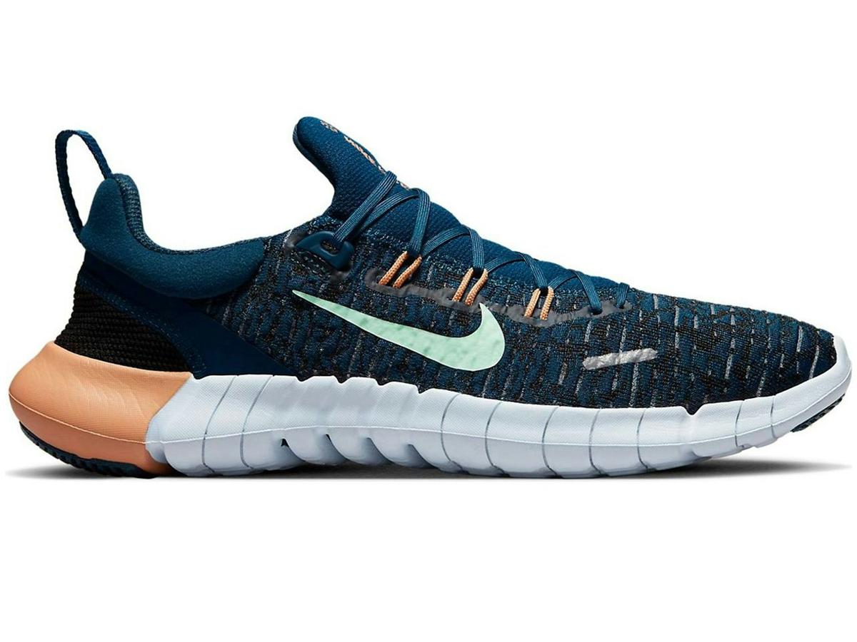 Nike Free RN 5 Next Nature Women's Valerian Blue Mint Foam Orange Trance CZ1891-402 - savito