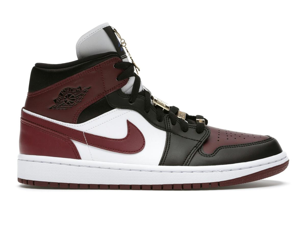 Jordan 1 Mid SE Black Dark Beetroot Women's CZ4385-016 - savito