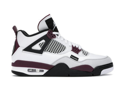 Jordan 4 Retro PSG Paris Saint-Germain CZ5624-100 White Bordeaux Black - savito