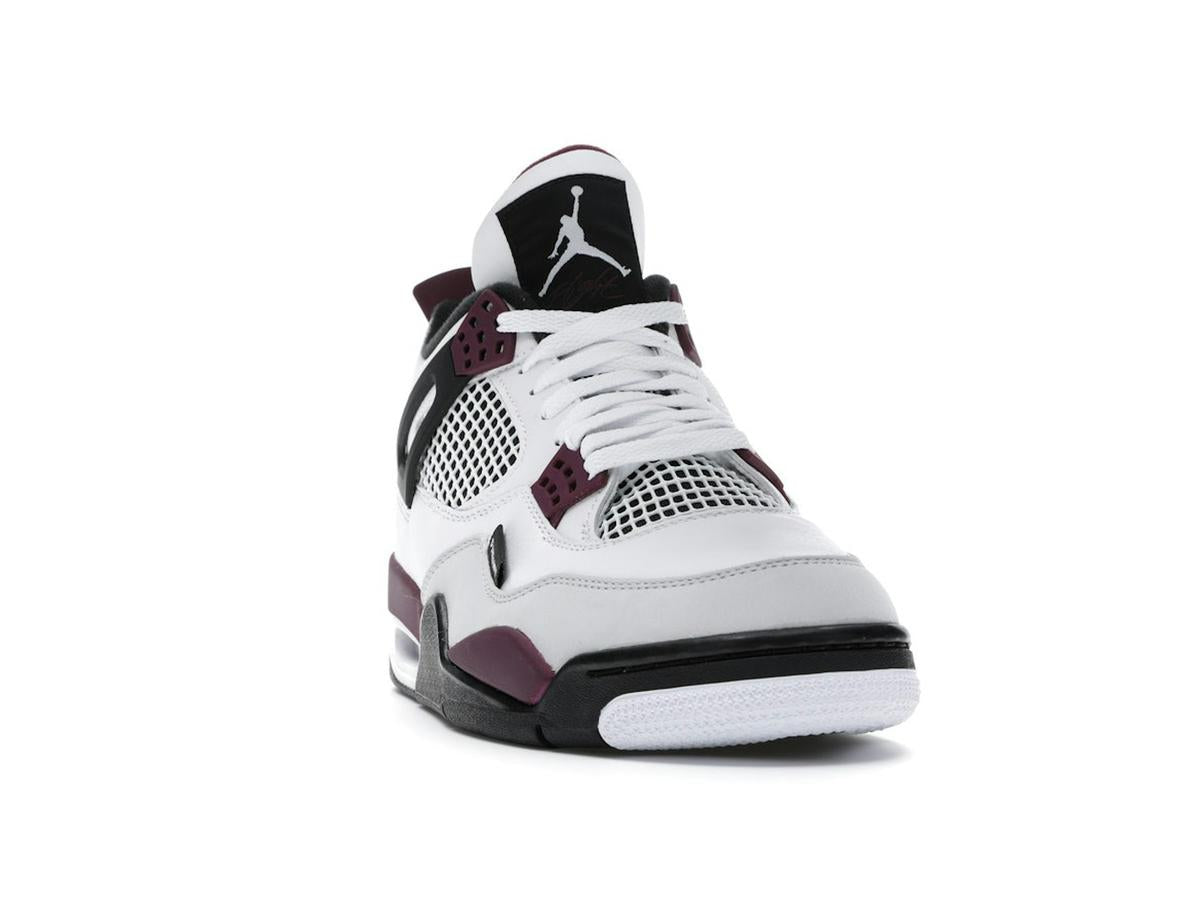 Jordan 4 Retro PSG Paris Saint-Germain CZ5624-100 White Bordeaux Black - savito