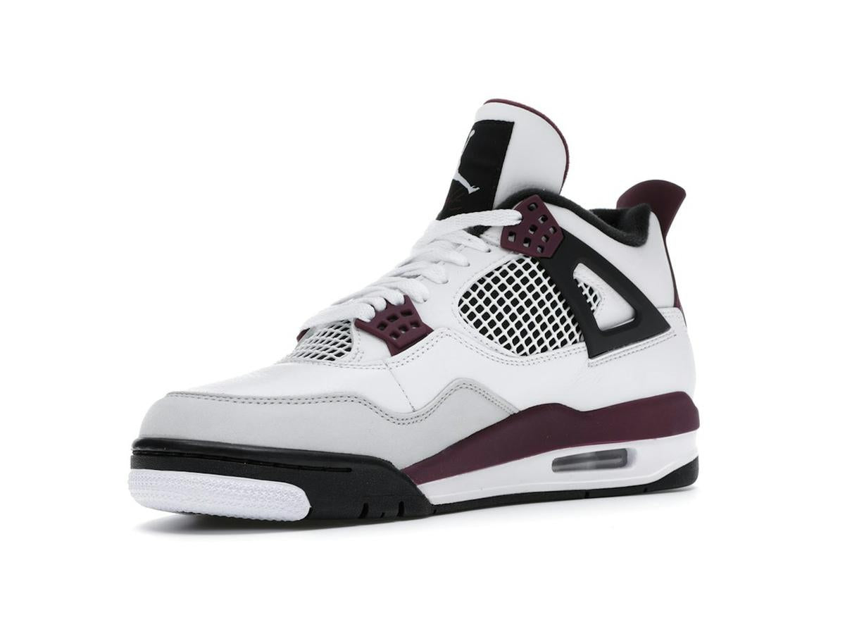 Jordan 4 Retro PSG Paris Saint-Germain CZ5624-100 White Bordeaux Black - savito