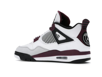 Jordan 4 Retro PSG Paris Saint-Germain CZ5624-100 White Bordeaux Black - savito
