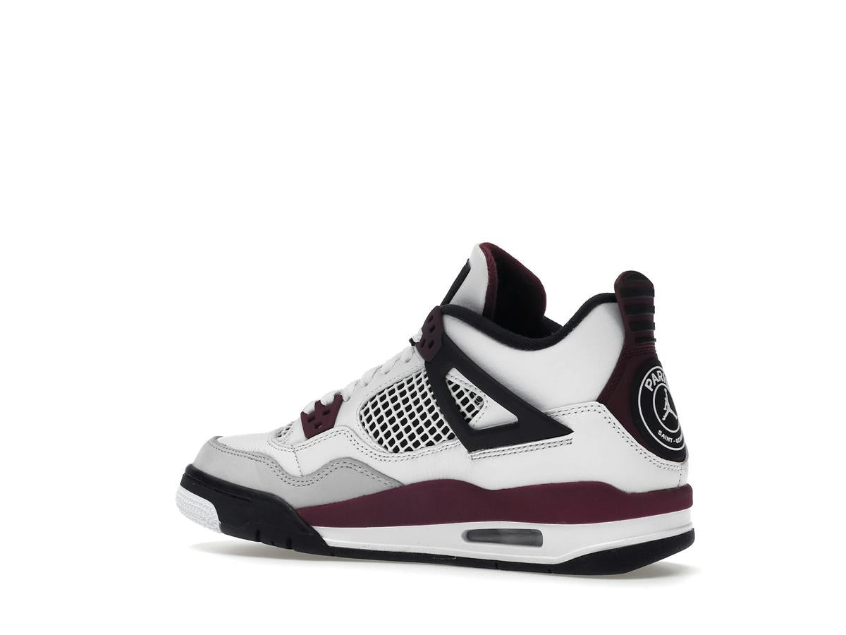 Jordan 4 Retro PSG Paris Saint-Germain GS White Bordeaux CZ6509-100 - savito