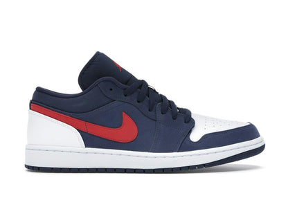 Jordan 1 Low USA Midnight Navy Gym Red White CZ8454-400 - savito