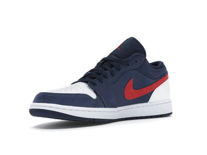 Jordan 1 Low USA Midnight Navy Gym Red White CZ8454-400 - savito