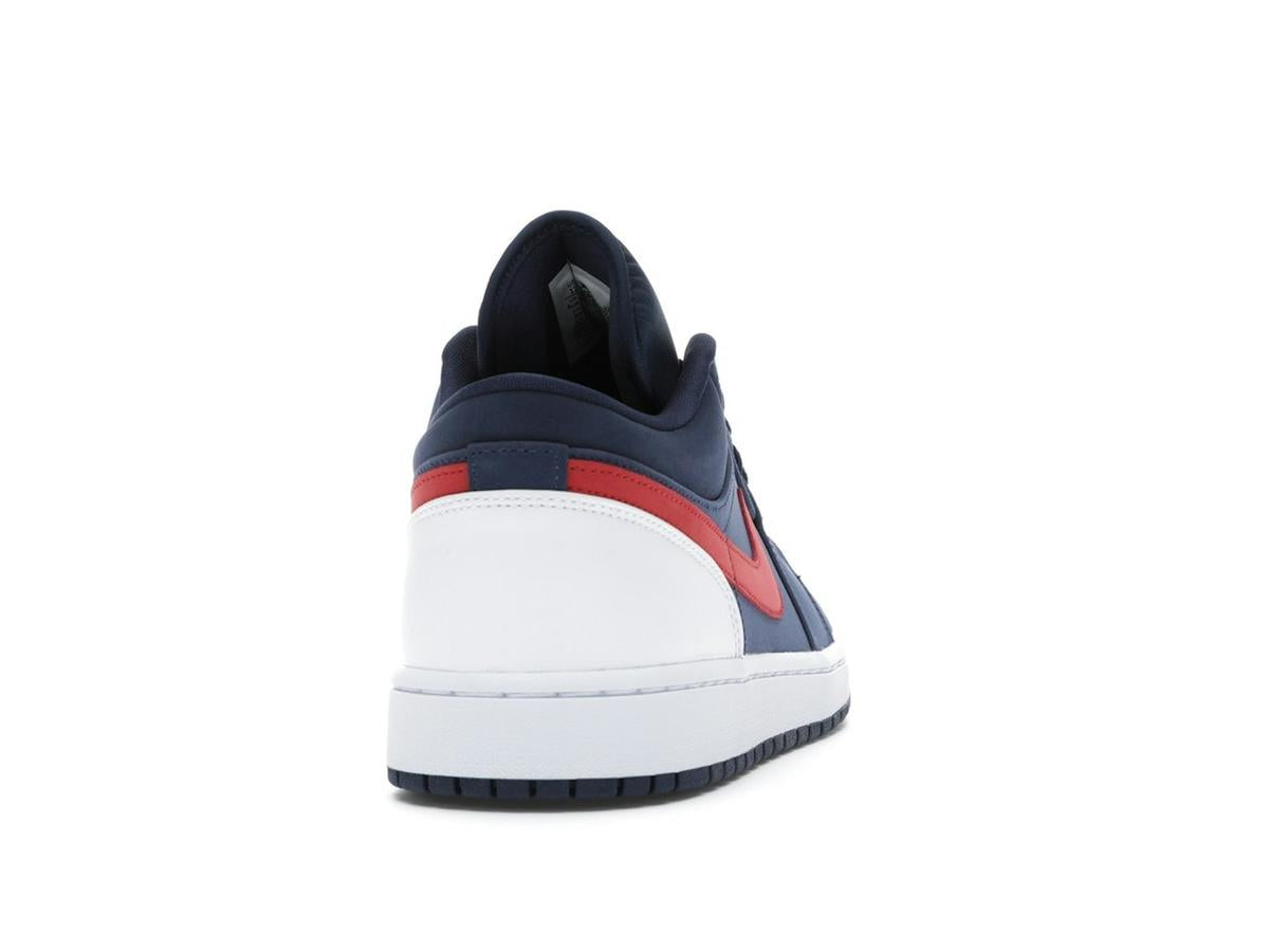 Jordan 1 Low USA Midnight Navy Gym Red White CZ8454-400 - savito
