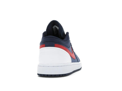 Jordan 1 Low USA Midnight Navy Gym Red White CZ8454-400 - savito