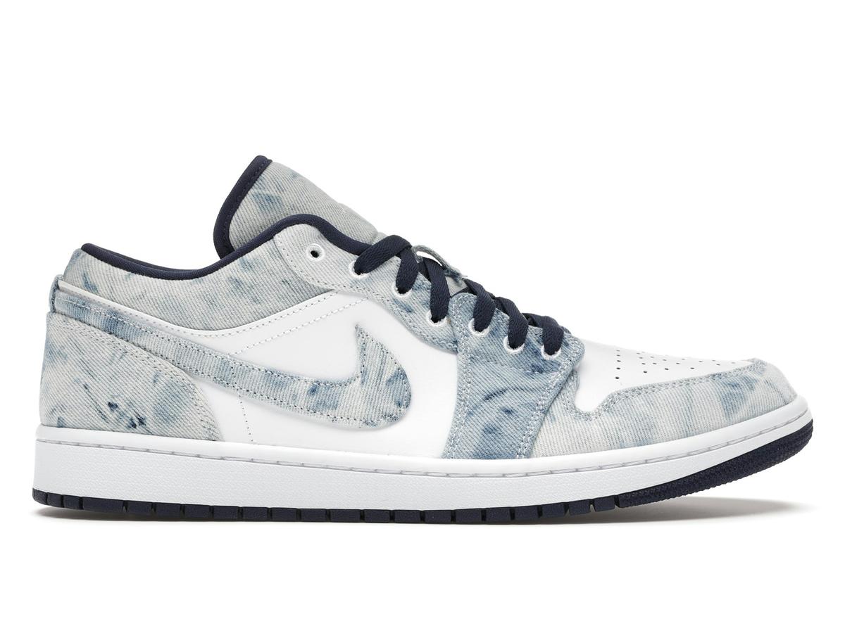 Jordan 1 Low Washed Denim White Midnight Navy CZ8455-100 - savito