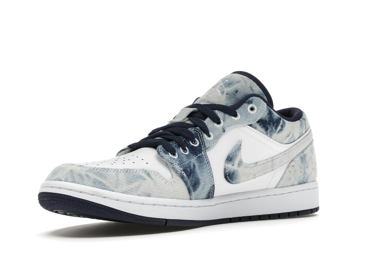 Jordan 1 Low Washed Denim White Midnight Navy CZ8455-100 - savito