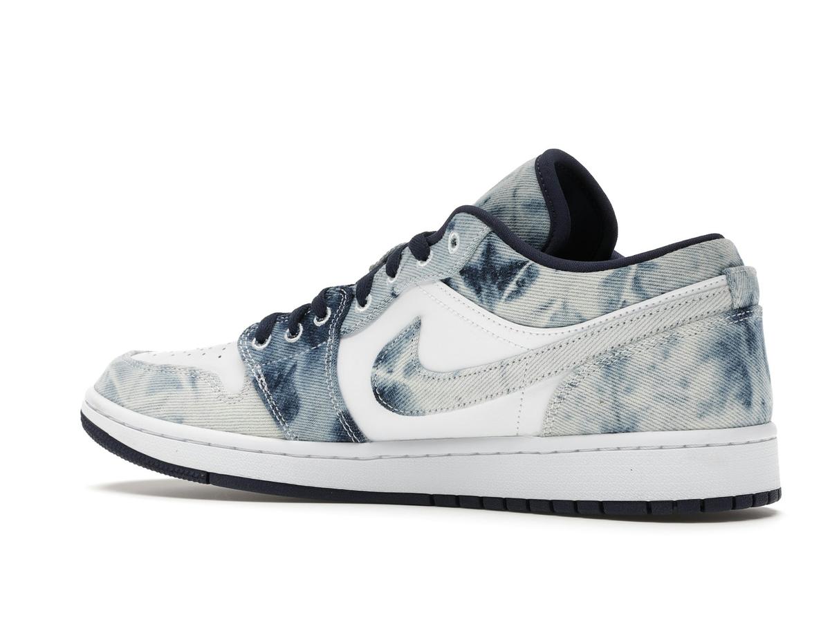 Jordan 1 Low Washed Denim White Midnight Navy CZ8455-100 - savito