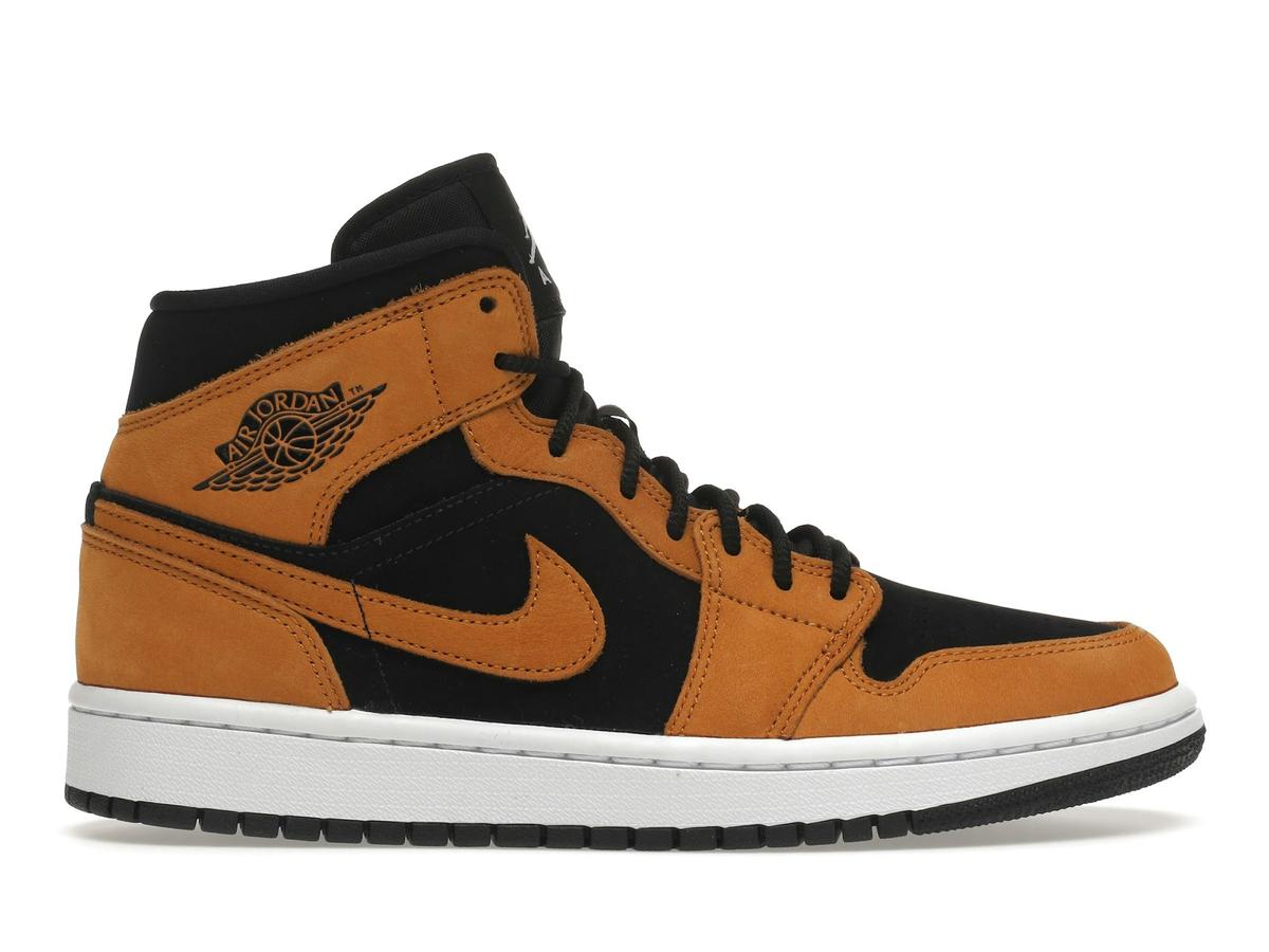 Air Jordan 1 Mid Desert Ochre Black Women's DB5453-700 - savito