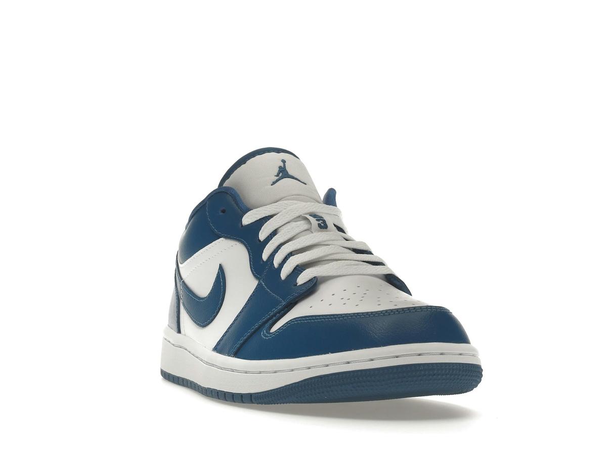 Jordan 1 Low Marina Blue (Women's) Sneakers DC0774-114 White Dark Marina Blue - savito