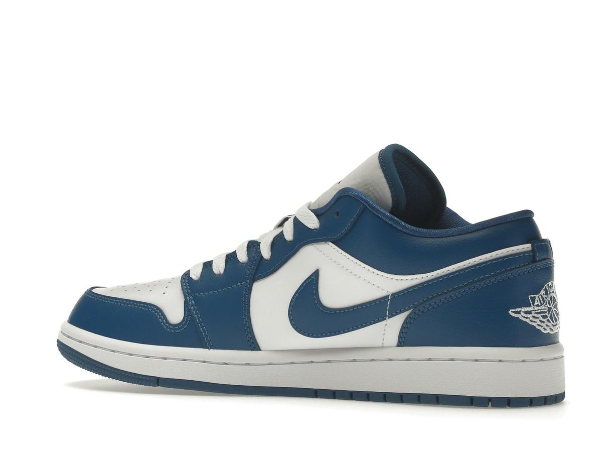 Jordan 1 Low Marina Blue (Women's) Sneakers DC0774-114 White Dark Marina Blue - savito