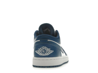 Jordan 1 Low Marina Blue (Women's) Sneakers DC0774-114 White Dark Marina Blue - savito
