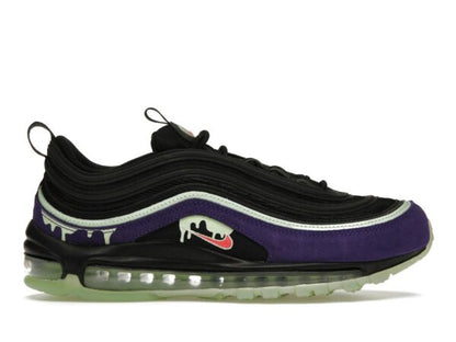 Nike Air Max 97 Slime Halloween 2020 Black Court Purple Flash Crimson DC1500-001 - savito