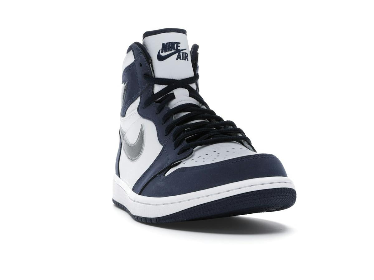 Jordan 1 Retro High CO.JP Midnight Navy (2020) DC1788-100 White Metallic Silver - savito