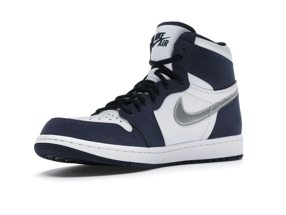 Jordan 1 Retro High CO.JP Midnight Navy (2020) DC1788-100 White Metallic Silver - savito