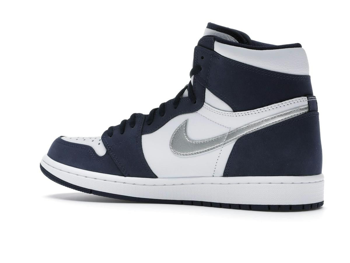 Jordan 1 Retro High CO.JP Midnight Navy (2020) DC1788-100 White Metallic Silver - savito