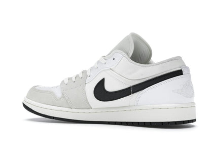 Jordan 1 Low Astrograbber WHITE BLACK SAIL DC3533-100 - savito