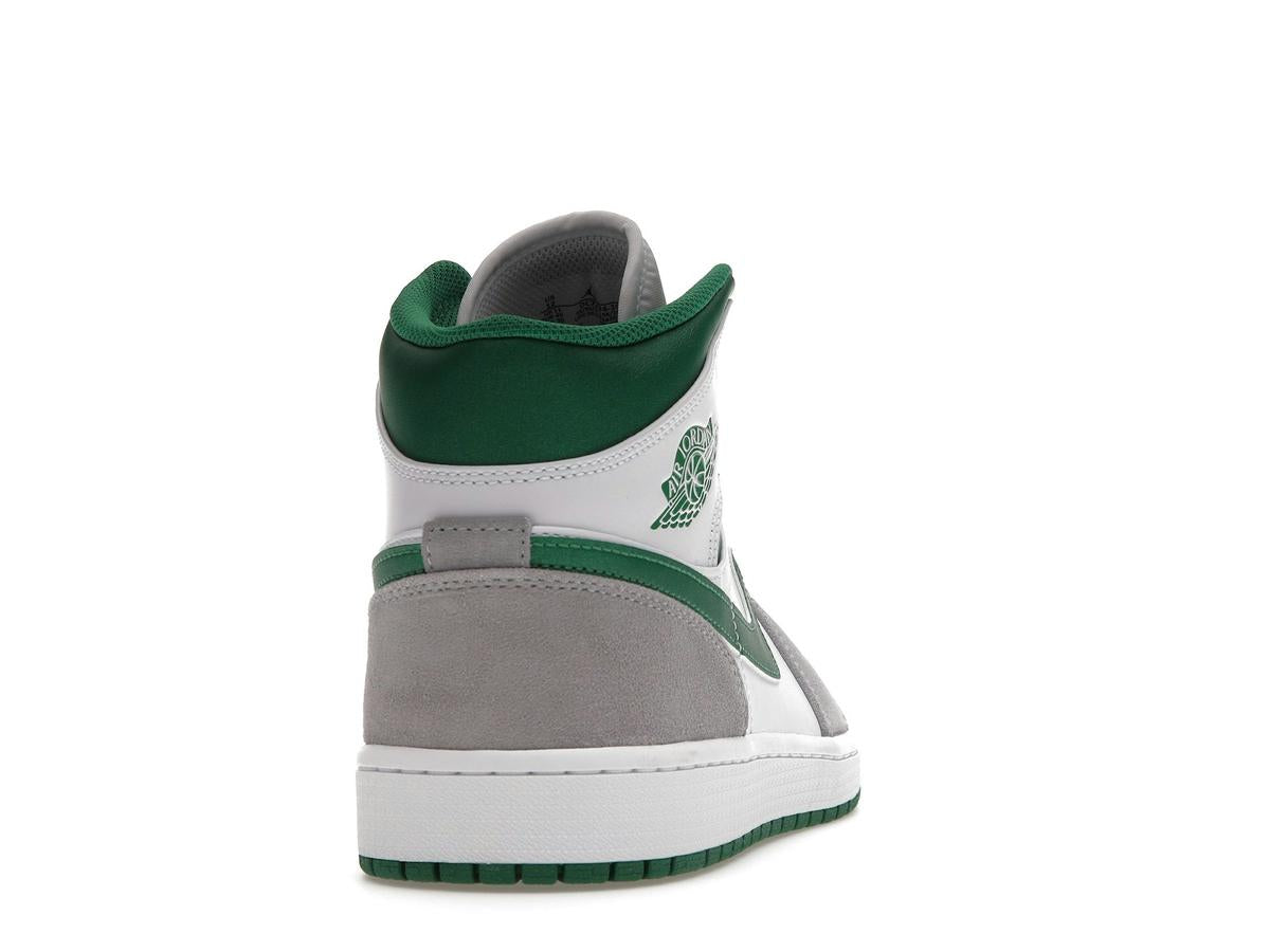 Jordan 1 Mid SE Grey Green Sneakers DC7294-103 - savito