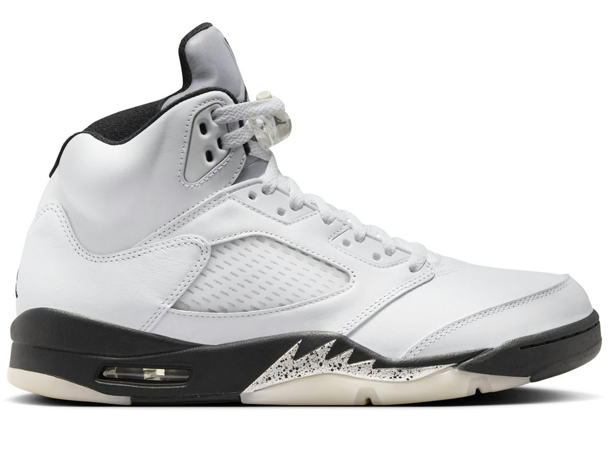 Jordan 5 Retro Reverse Metallic White Black Sail DD0587-110 - savito