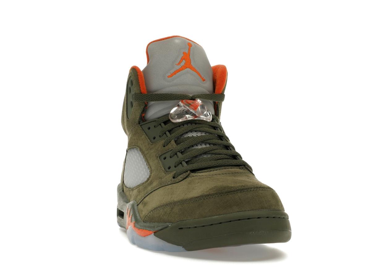 Jordan 5 Retro Olive (2024) Army Olive Solar Orange DD0587-308 - savito