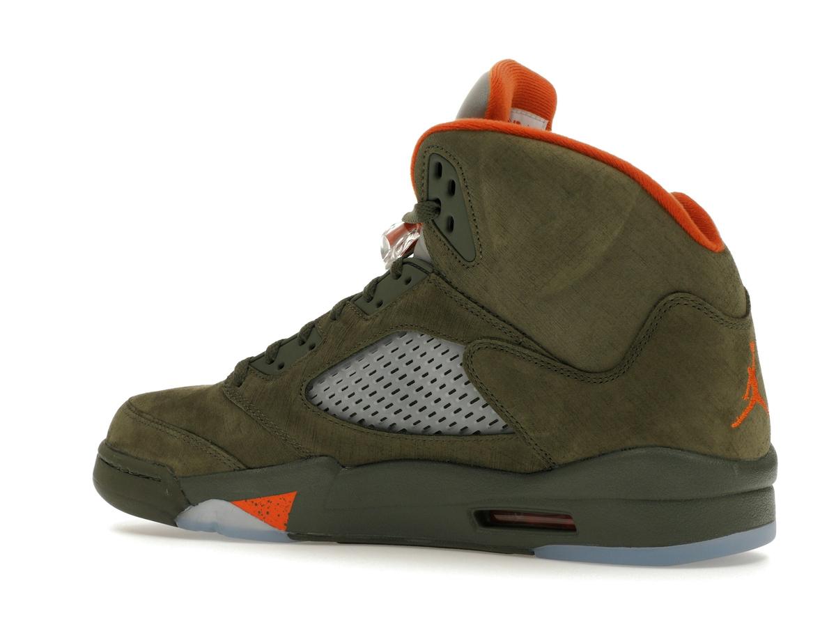 Jordan 5 Retro Olive (2024) Army Olive Solar Orange DD0587-308 - savito