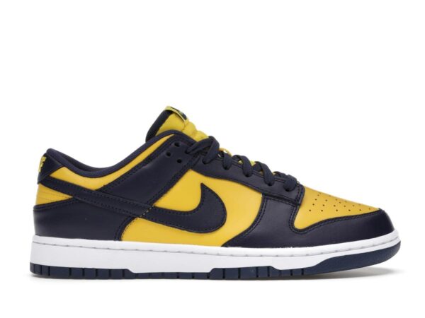 Nike Dunk Low Michigan 2021 Varsity Maize Midnight Navy DD1391-700 - savito