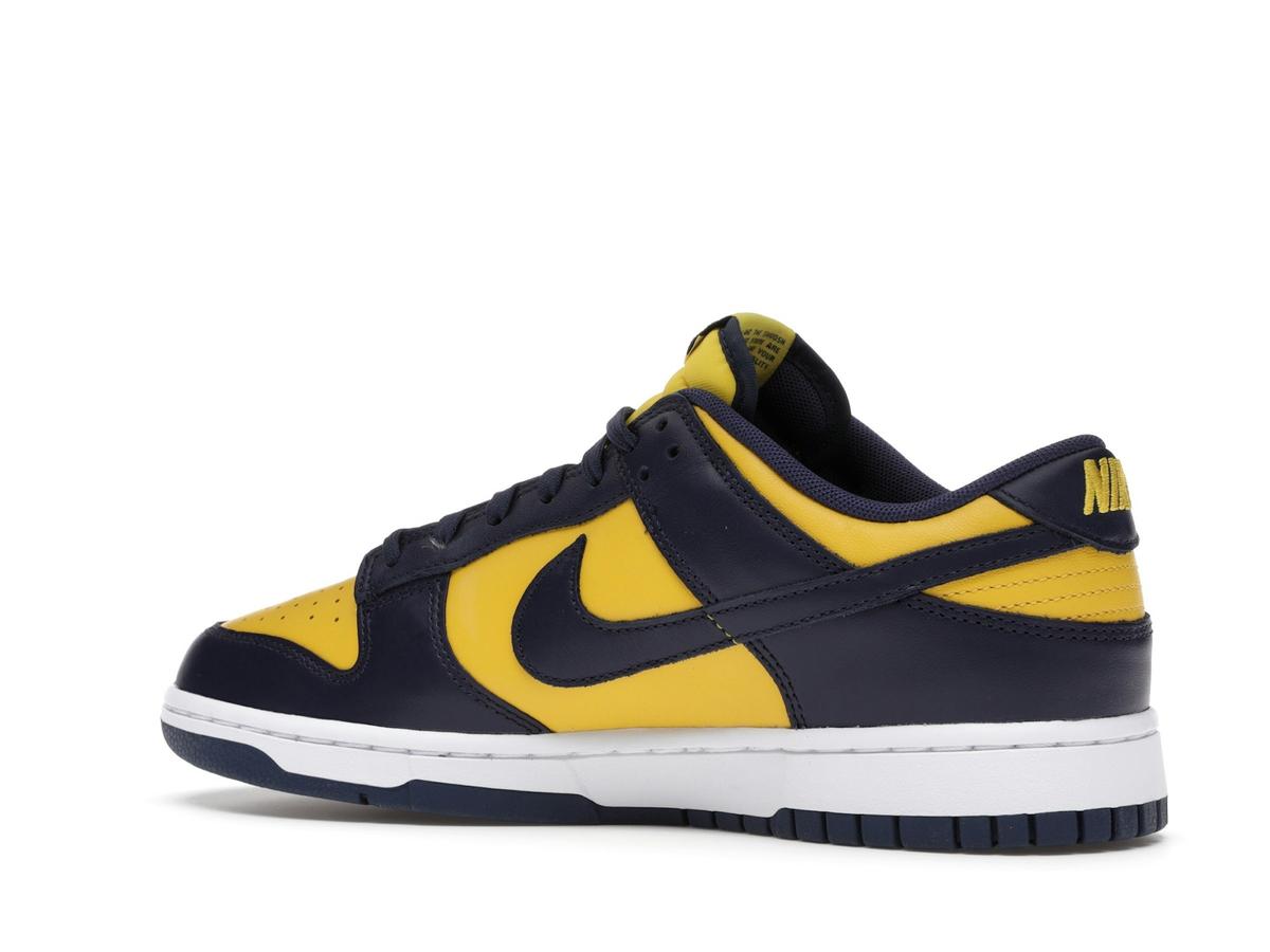 Nike Dunk Low Michigan 2021 Varsity Maize Midnight Navy DD1391-700 - savito