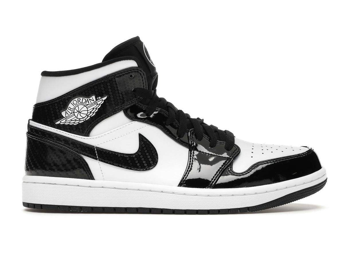 Air Jordan 1 Mid Carbon Fiber All-Star 2021 Black White DD1649-001 - savito