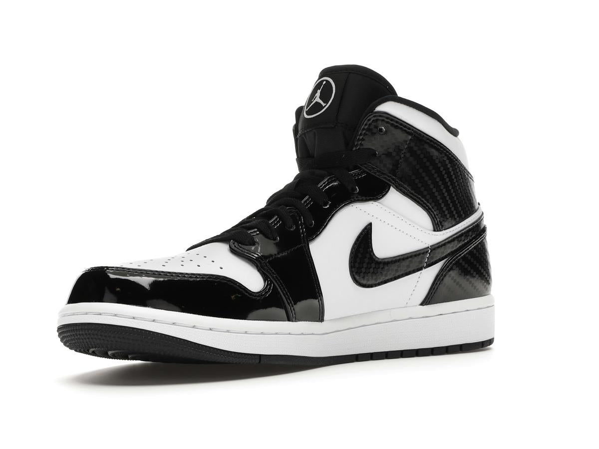 Air Jordan 1 Mid Carbon Fiber All-Star 2021 Black White DD1649-001 - savito