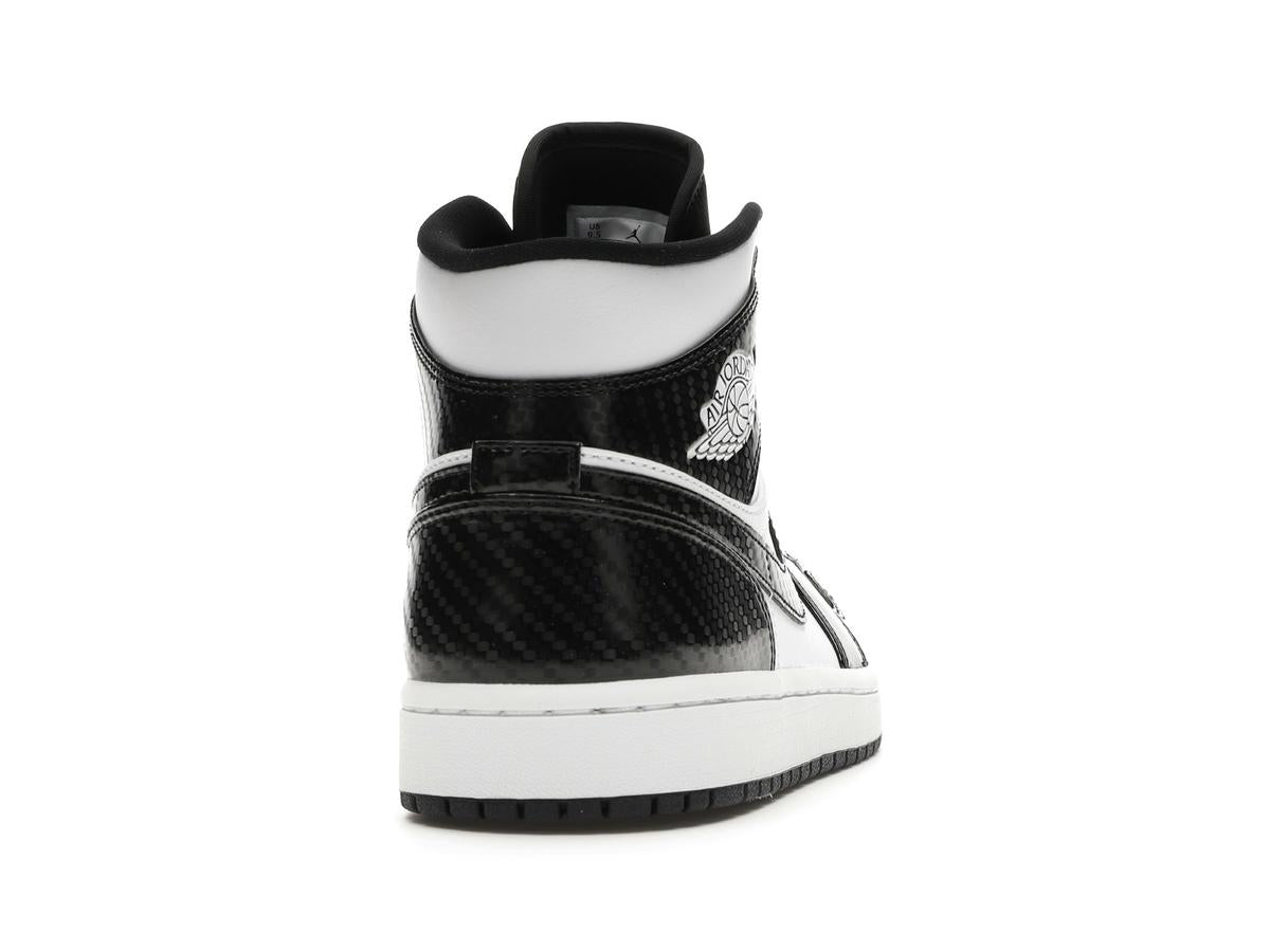 Air Jordan 1 Mid Carbon Fiber All-Star 2021 Black White DD1649-001 - savito