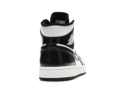 Air Jordan 1 Mid Carbon Fiber All-Star 2021 Black White DD1649-001 - savito
