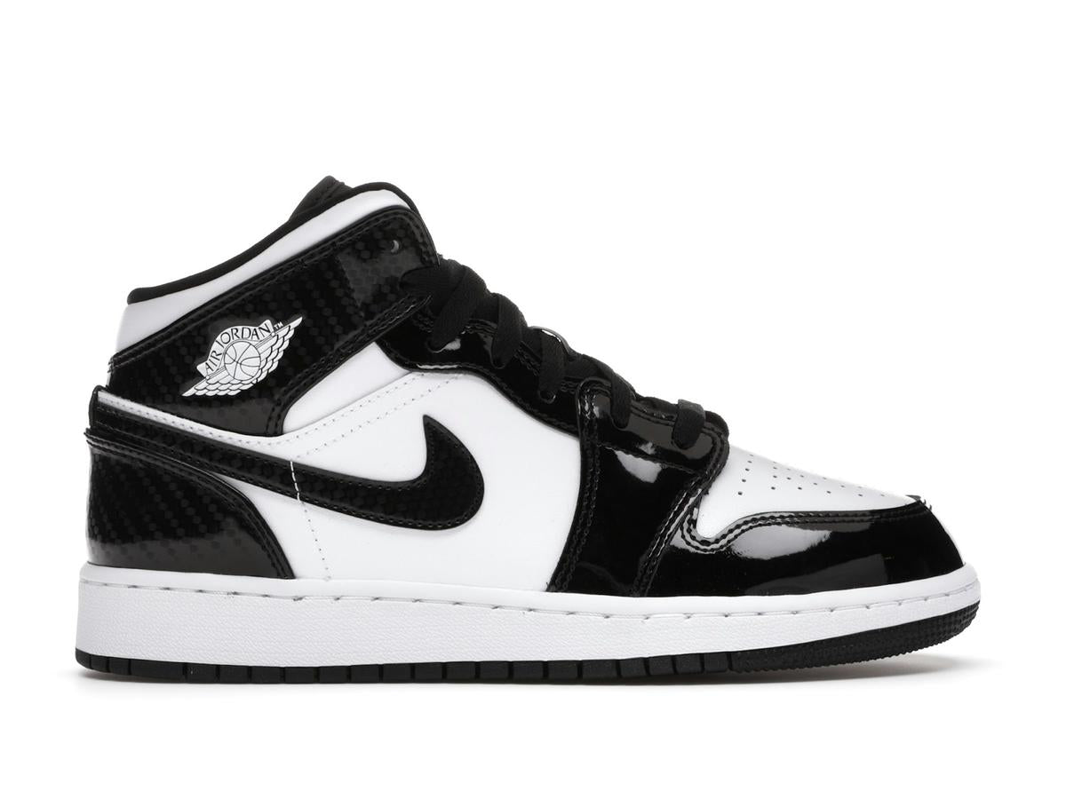 Air Jordan 1 Mid SE All-Star Carbon Fiber 2021 GS Black White DD2192-001 - savito