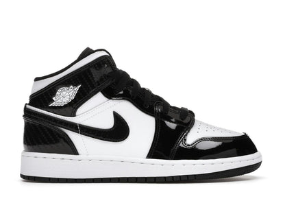 Air Jordan 1 Mid SE All-Star Carbon Fiber 2021 GS Black White DD2192-001 - savito