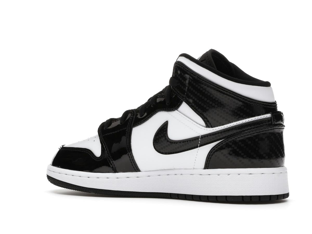 Air Jordan 1 Mid SE All-Star Carbon Fiber 2021 GS Black White DD2192-001 - savito