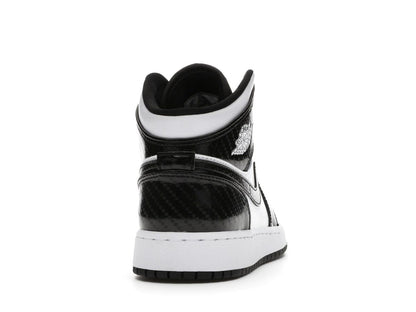 Air Jordan 1 Mid SE All-Star Carbon Fiber 2021 GS Black White DD2192-001 - savito