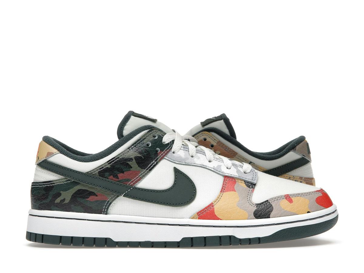 Nike Dunk Low SE Sail Multi-Camo DH0957-100 - savito