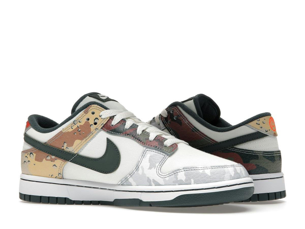 Nike Dunk Low SE Sail Multi-Camo DH0957-100 - savito
