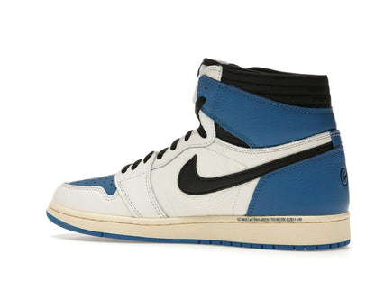 Jordan 1 Retro High OG SP Fragment x Travis Scott DH3227-105 Sail Military Blue - savito