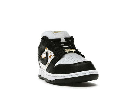 Nike SB Dunk Low Supreme Stars Black (2021) Black Metallic Gold White DH3228-102 - savito
