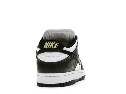 Nike SB Dunk Low Supreme Stars Black (2021) Black Metallic Gold White DH3228-102 - savito