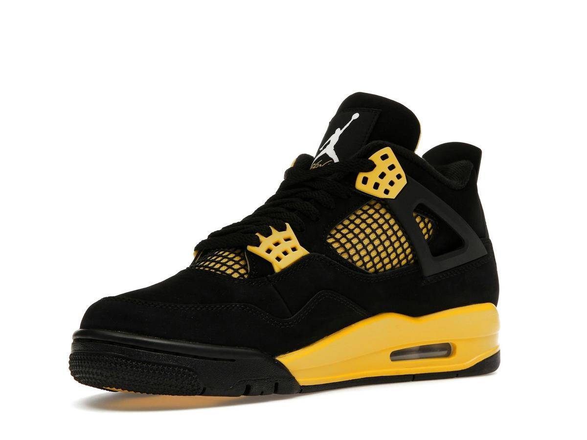 Jordan 4 Retro Thunder (2023) Black Tour Yellow DH6927-017 - savito