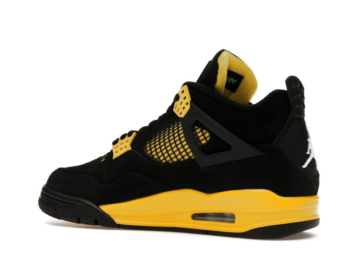 Jordan 4 Retro Thunder (2023) Black Tour Yellow DH6927-017 - savito