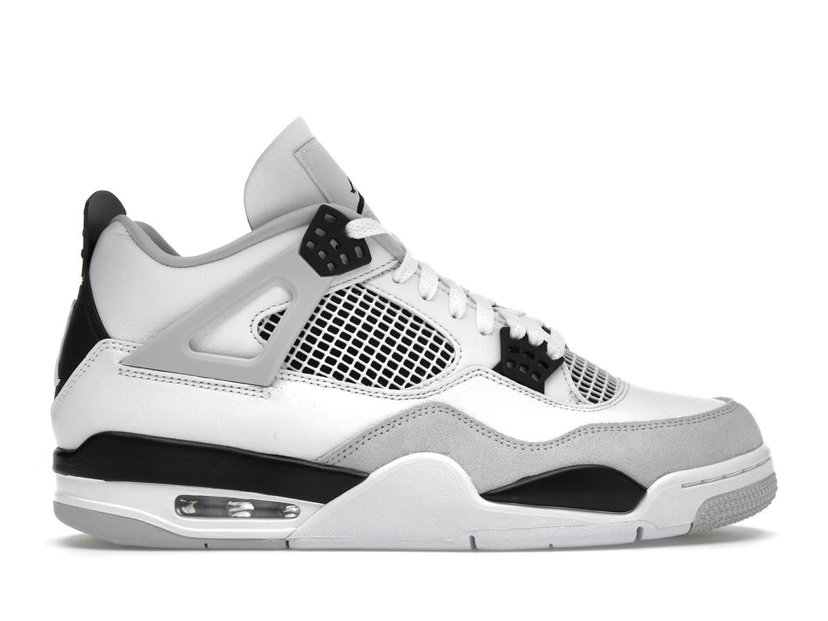 Jordan 4 Retro Military Black DH6927-111 White Black Neutral Grey - savito
