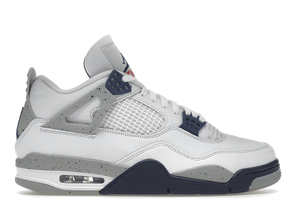 Air Jordan 4 Retro White Midnight Navy DH6927-140 - savito