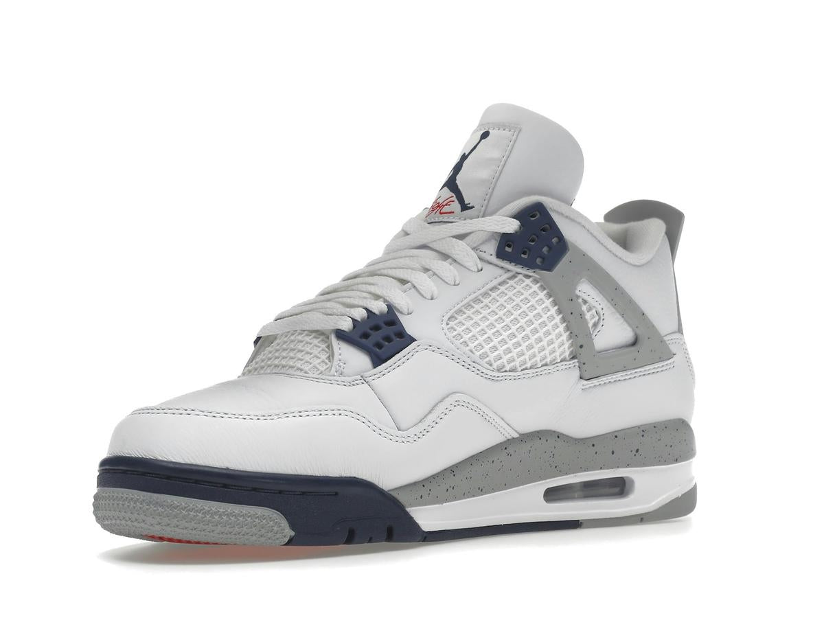 Air Jordan 4 Retro White Midnight Navy DH6927-140 - savito